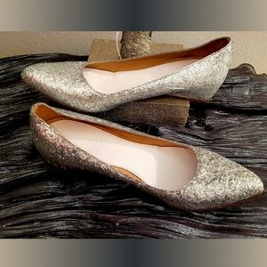 MARGIELA FOR H&M - Glitter Ballet Flat - Size 7